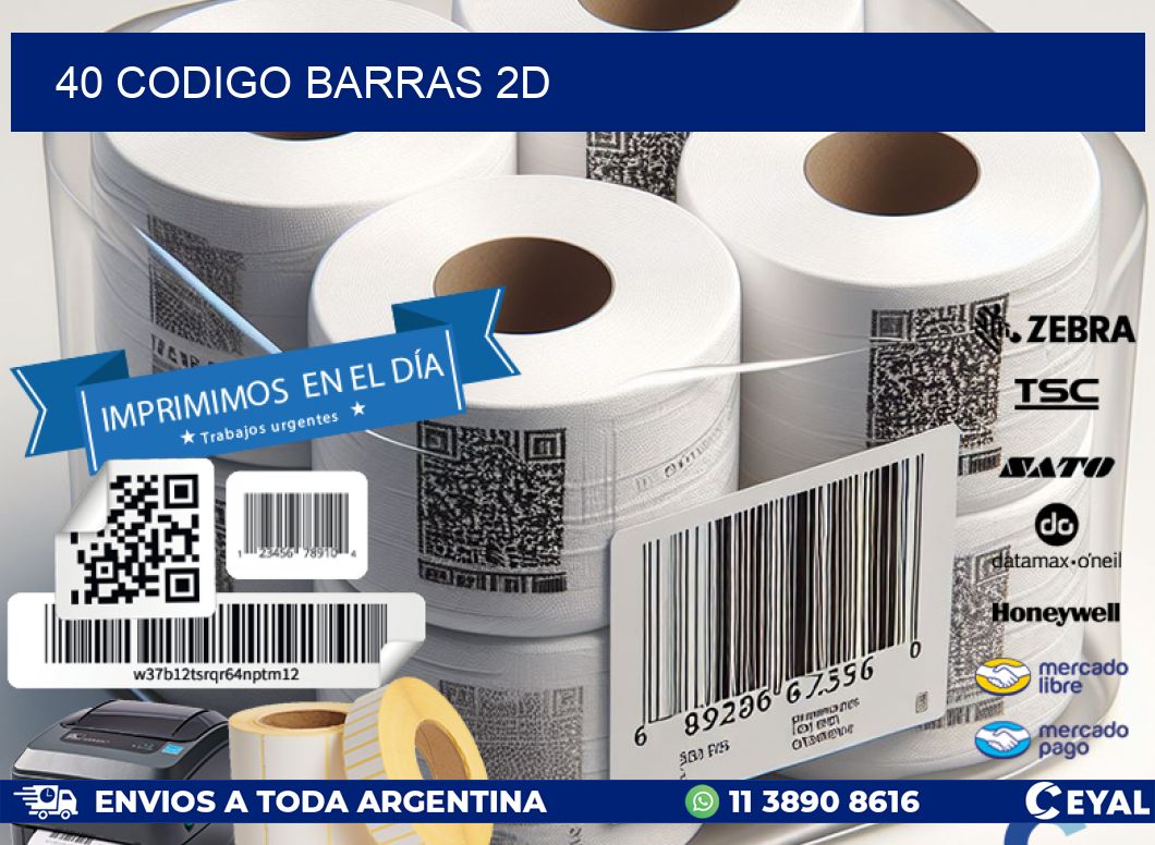 40 CODIGO BARRAS 2D