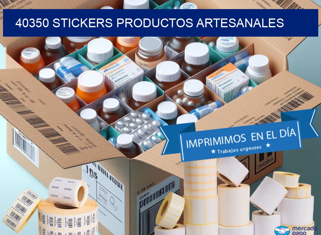 40350 stickers productos artesanales