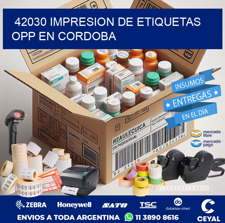 42030 IMPRESION DE ETIQUETAS OPP EN CORDOBA
