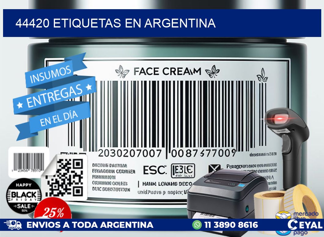 44420 etiquetas en argentina