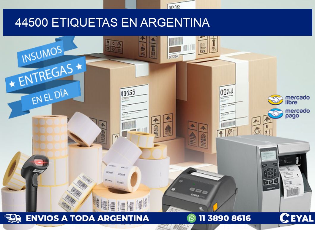 44500 etiquetas en argentina