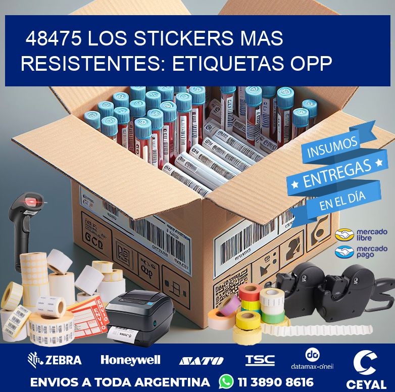 48475 LOS STICKERS MAS RESISTENTES: ETIQUETAS OPP