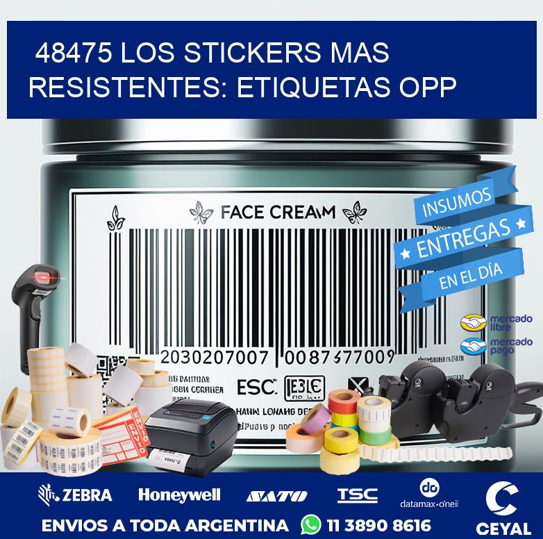 48475 LOS STICKERS MAS RESISTENTES: ETIQUETAS OPP