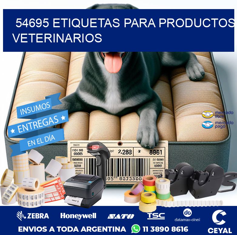 54695 ETIQUETAS PARA PRODUCTOS VETERINARIOS