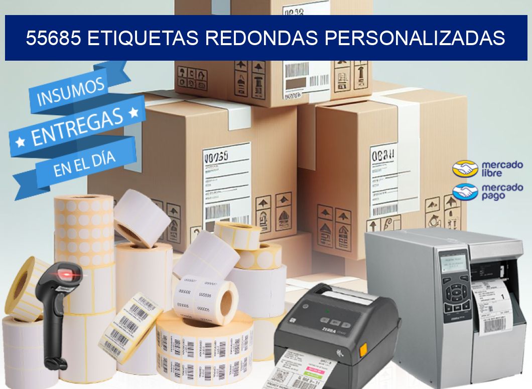 55685 ETIQUETAS REDONDAS PERSONALIZADAS