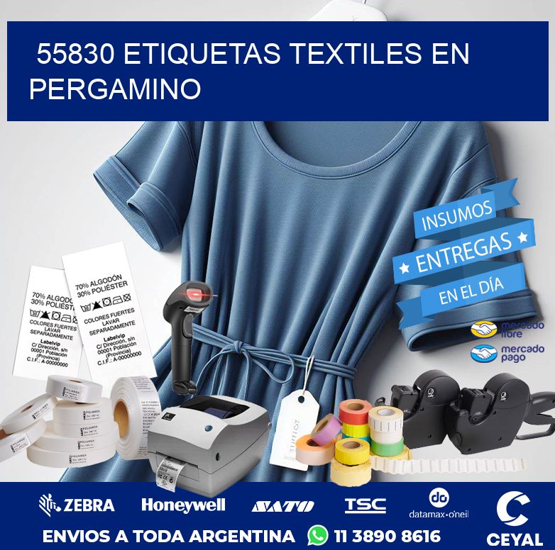 55830 ETIQUETAS TEXTILES EN PERGAMINO