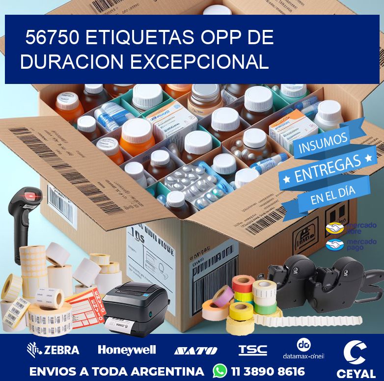 56750 ETIQUETAS OPP DE DURACION EXCEPCIONAL