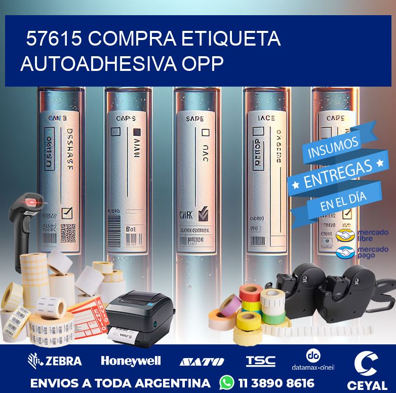 57615 COMPRA ETIQUETA AUTOADHESIVA OPP