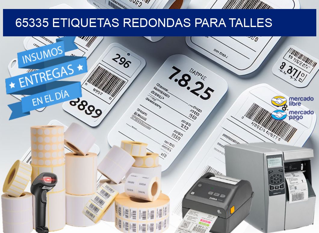 65335 ETIQUETAS REDONDAS PARA TALLES