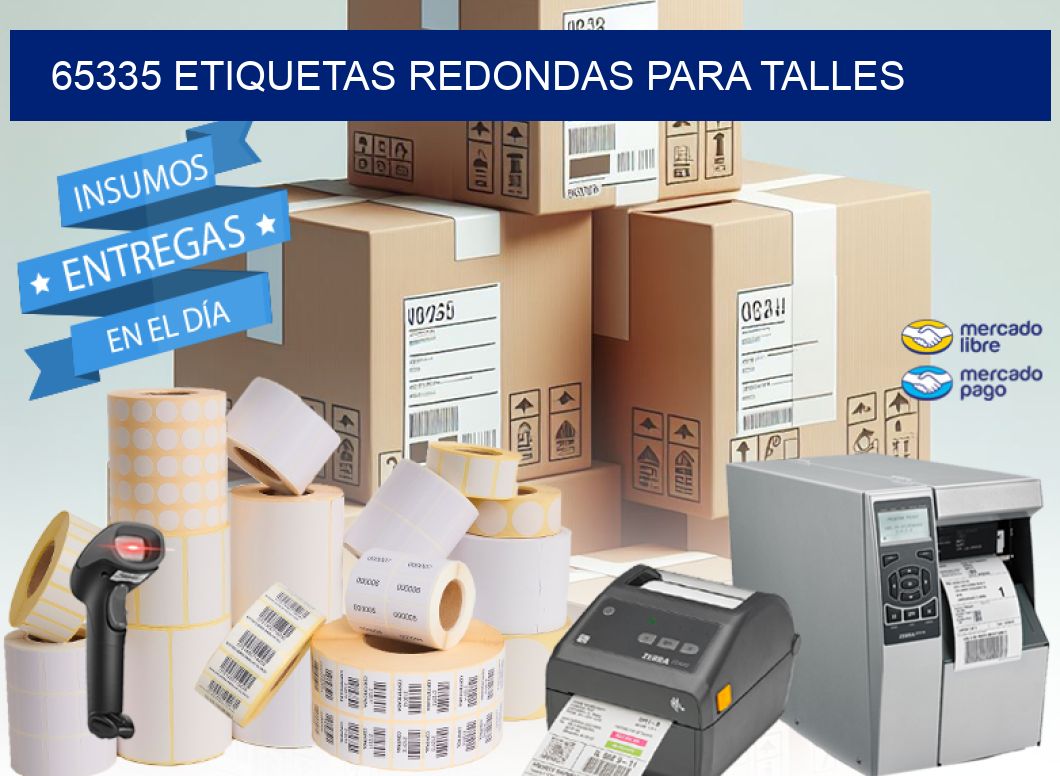 65335 ETIQUETAS REDONDAS PARA TALLES