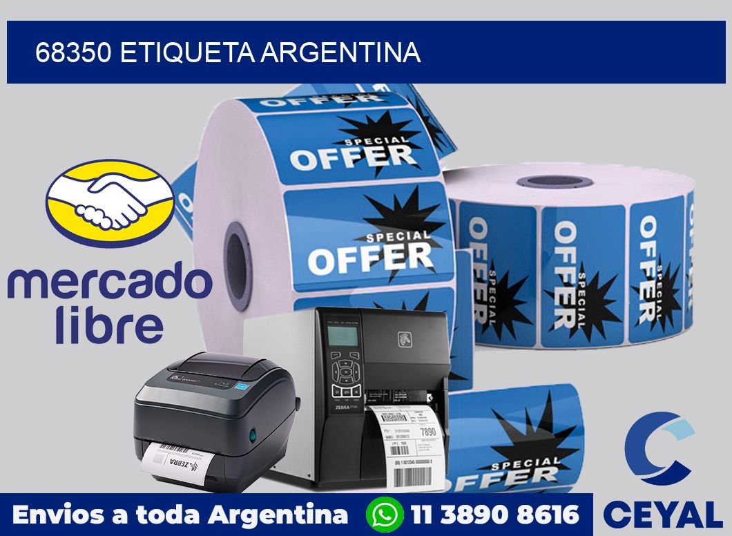 68350 ETIQUETA ARGENTINA