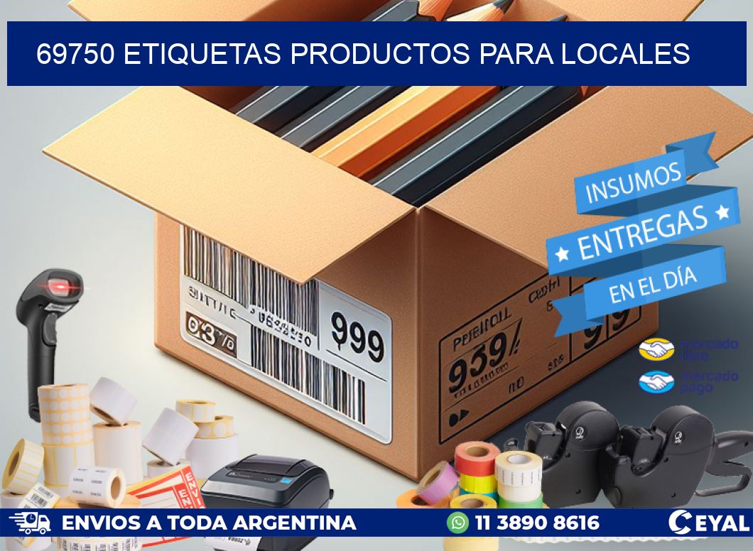 69750 Etiquetas productos para locales