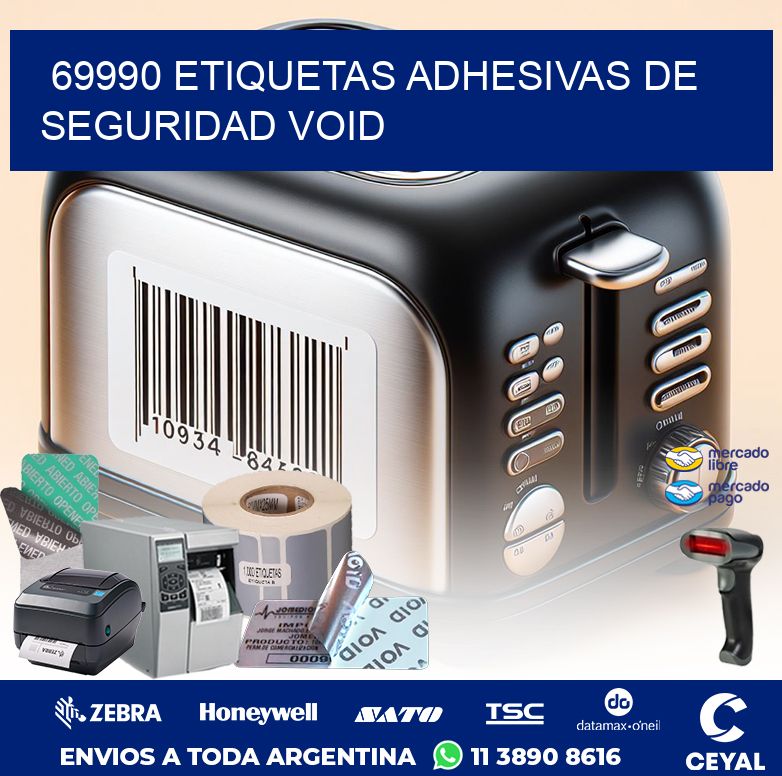 69990 ETIQUETAS ADHESIVAS DE SEGURIDAD VOID