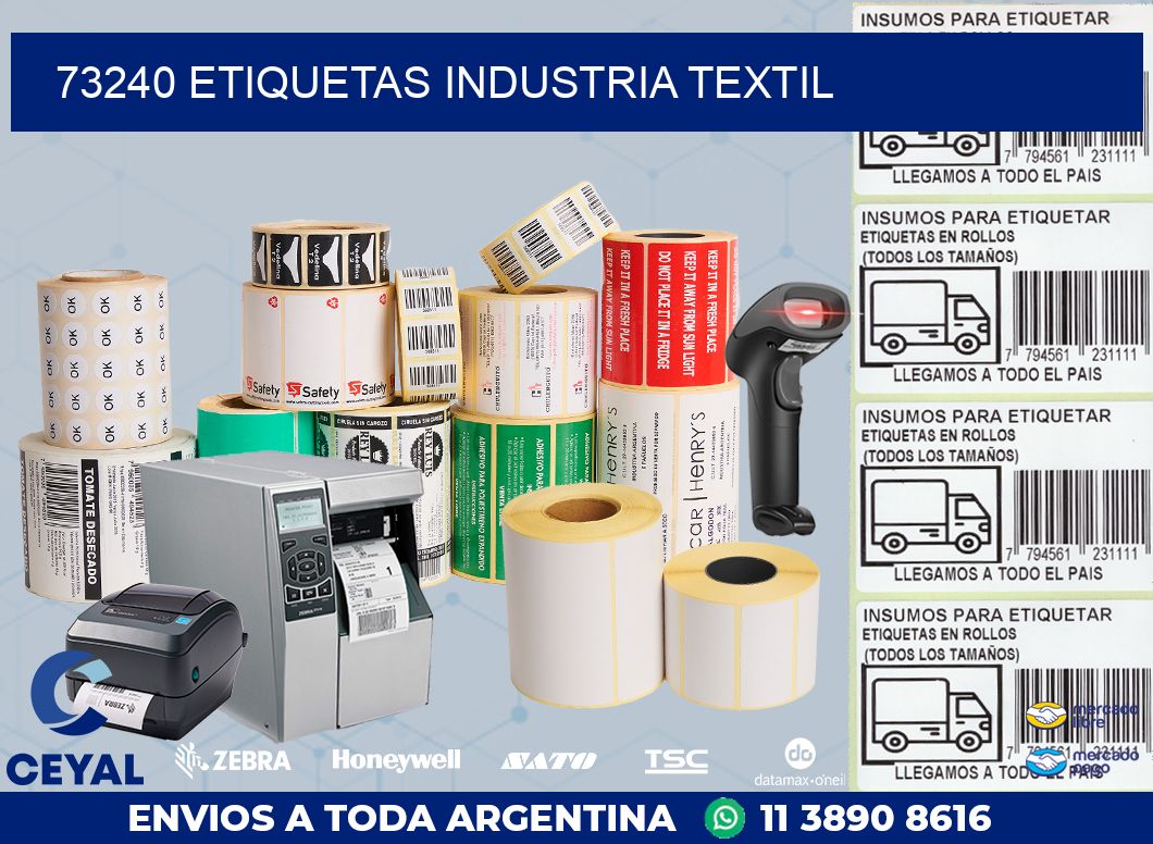 73240 ETIQUETAS INDUSTRIA TEXTIL