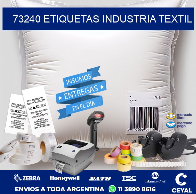 73240 ETIQUETAS INDUSTRIA TEXTIL