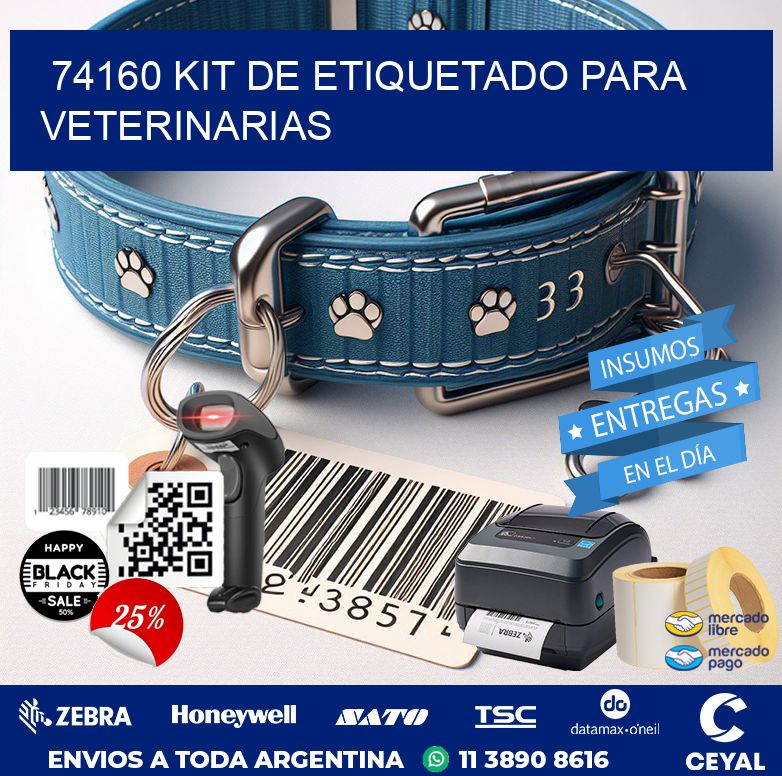 74160 KIT DE ETIQUETADO PARA VETERINARIAS