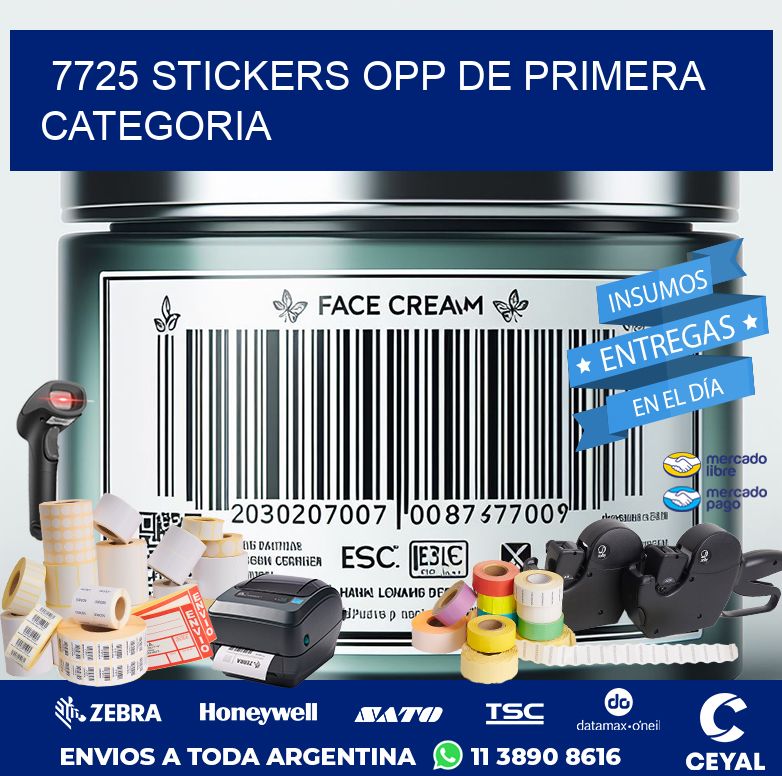 7725 STICKERS OPP DE PRIMERA CATEGORIA