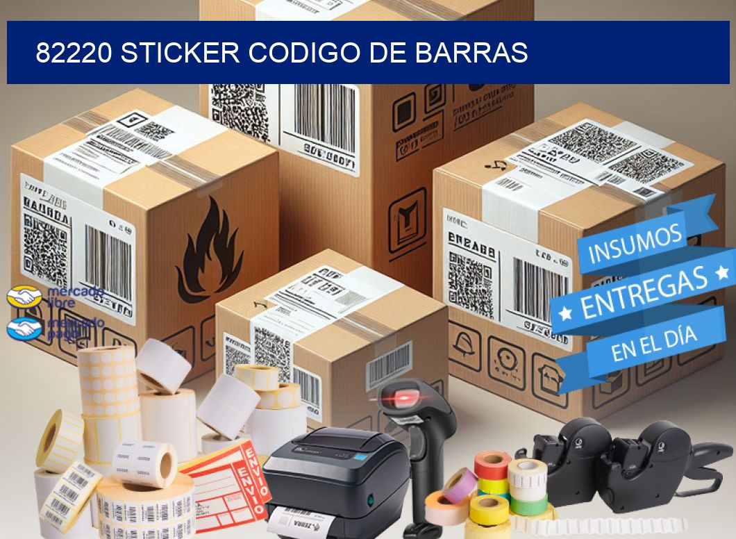 82220 STICKER CODIGO DE BARRAS