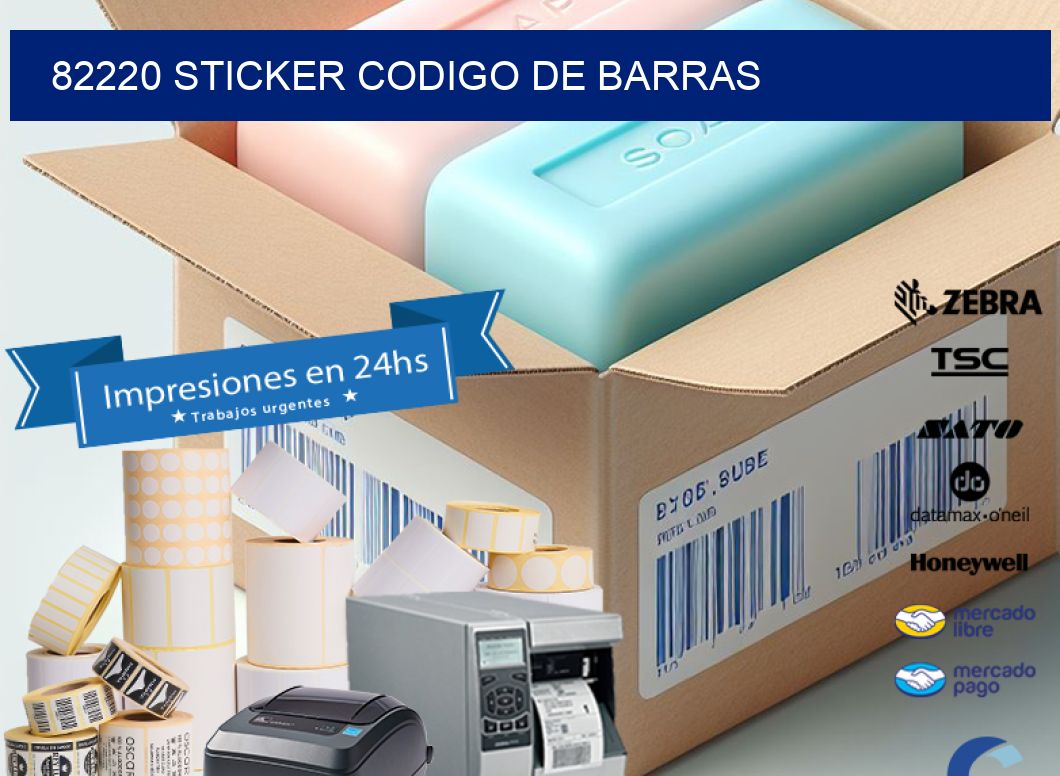 82220 STICKER CODIGO DE BARRAS
