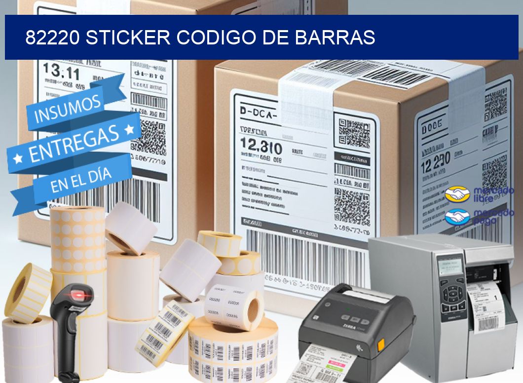 82220 STICKER CODIGO DE BARRAS