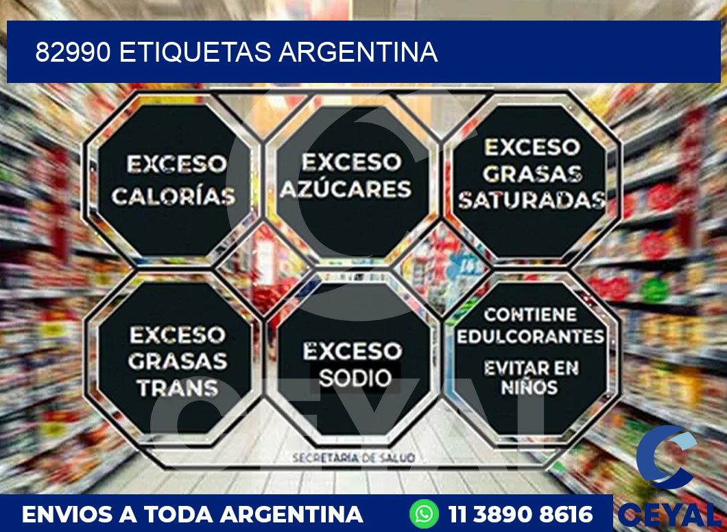 82990 ETIQUETAS ARGENTINA