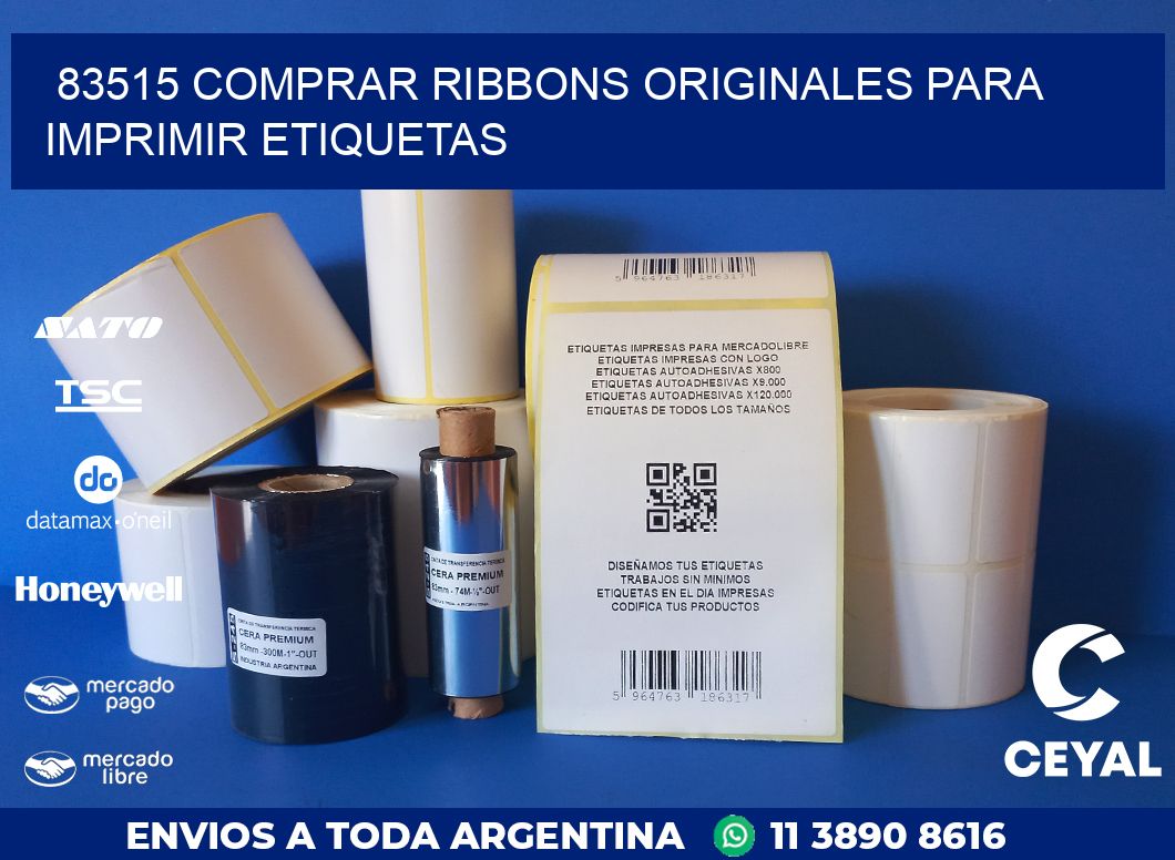 83515 COMPRAR RIBBONS ORIGINALES PARA IMPRIMIR ETIQUETAS