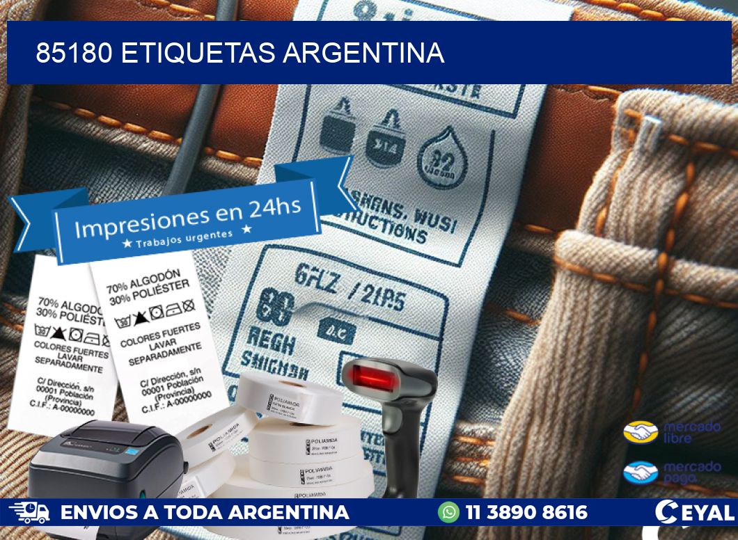 85180 ETIQUETAS ARGENTINA