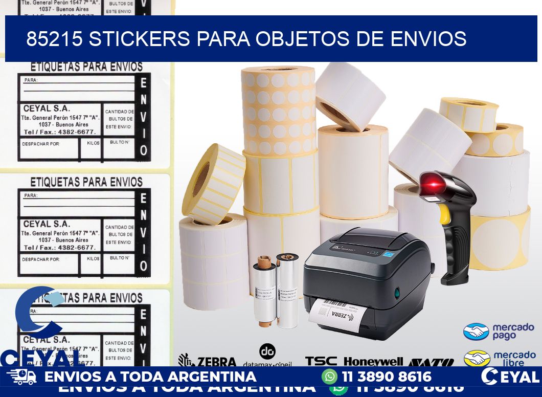 85215 STICKERS PARA OBJETOS DE ENVIOS