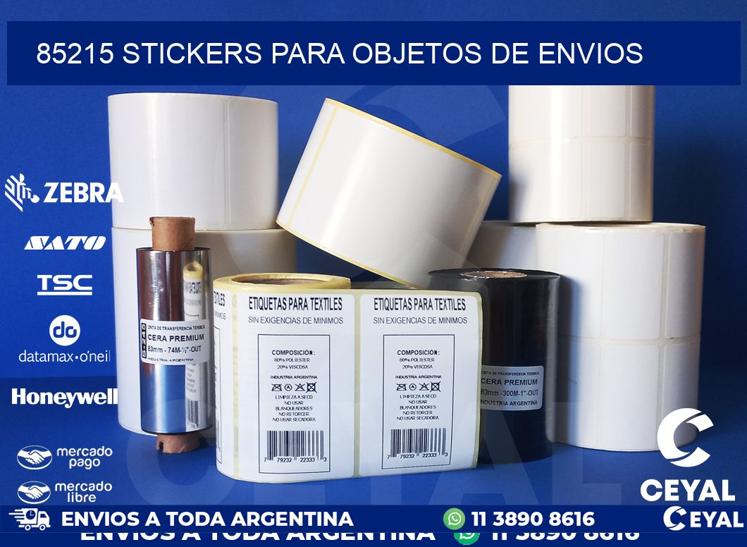 85215 STICKERS PARA OBJETOS DE ENVIOS