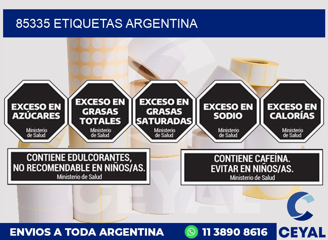 85335 ETIQUETAS ARGENTINA