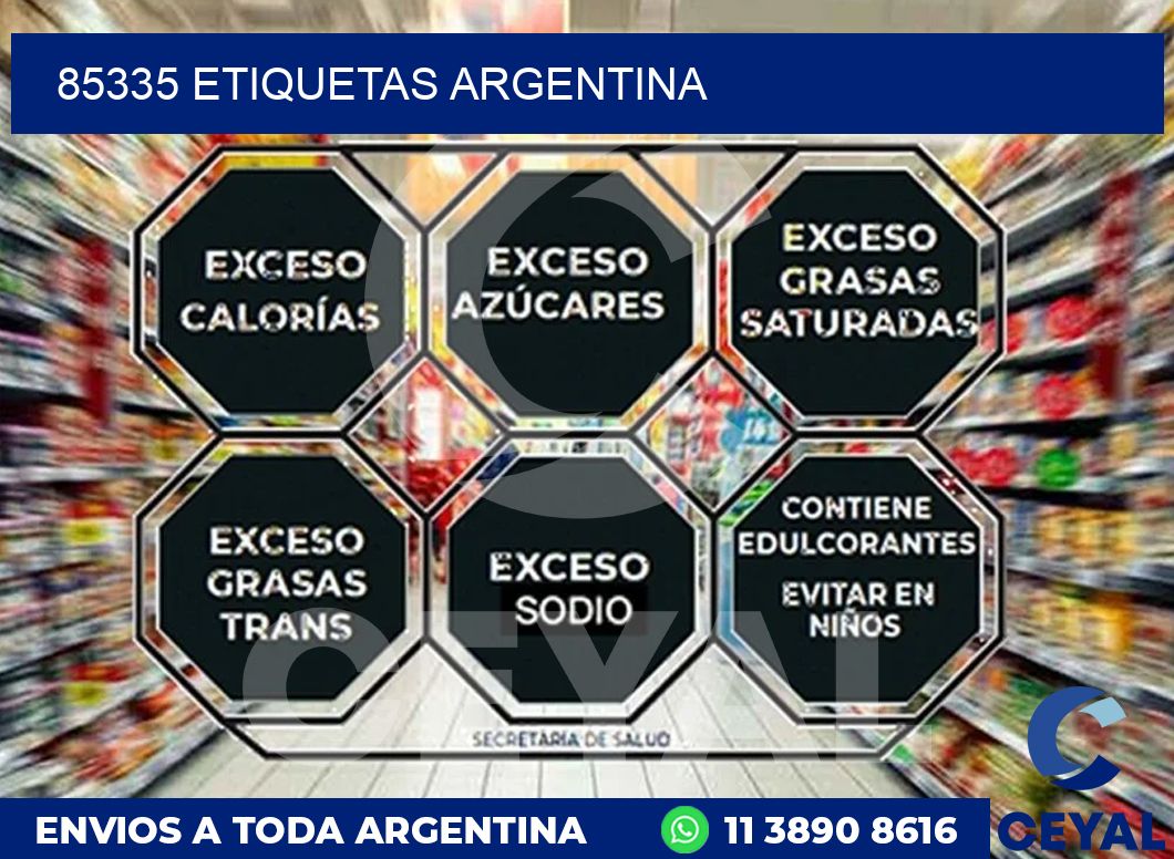 85335 ETIQUETAS ARGENTINA