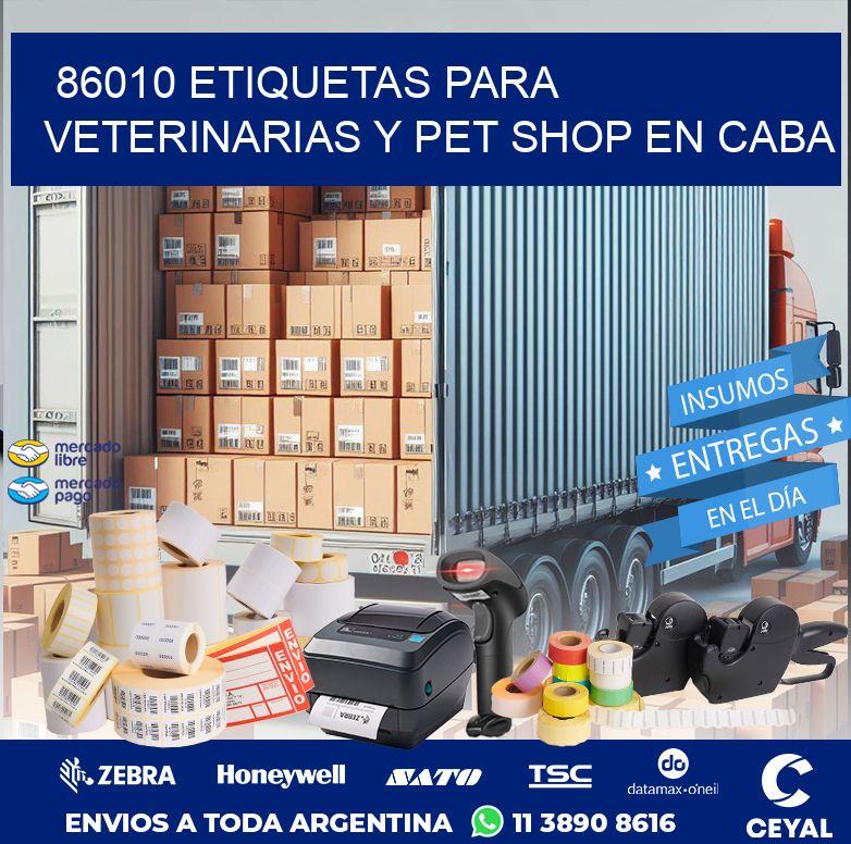 86010 ETIQUETAS PARA VETERINARIAS Y PET SHOP EN CABA