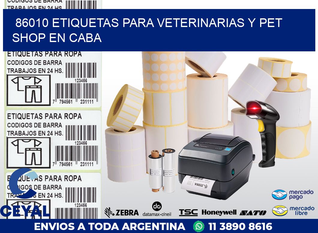 86010 ETIQUETAS PARA VETERINARIAS Y PET SHOP EN CABA