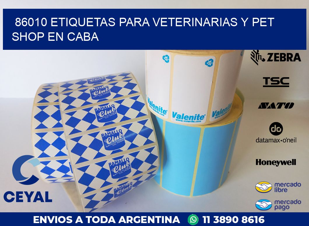 86010 ETIQUETAS PARA VETERINARIAS Y PET SHOP EN CABA