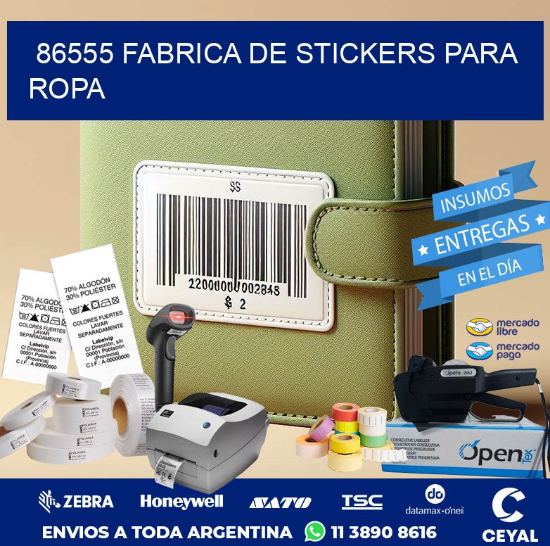 86555 FABRICA DE STICKERS PARA ROPA