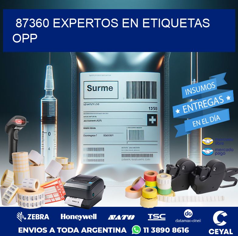 87360 EXPERTOS EN ETIQUETAS OPP