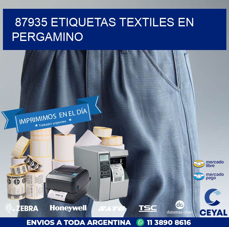 87935 ETIQUETAS TEXTILES EN PERGAMINO