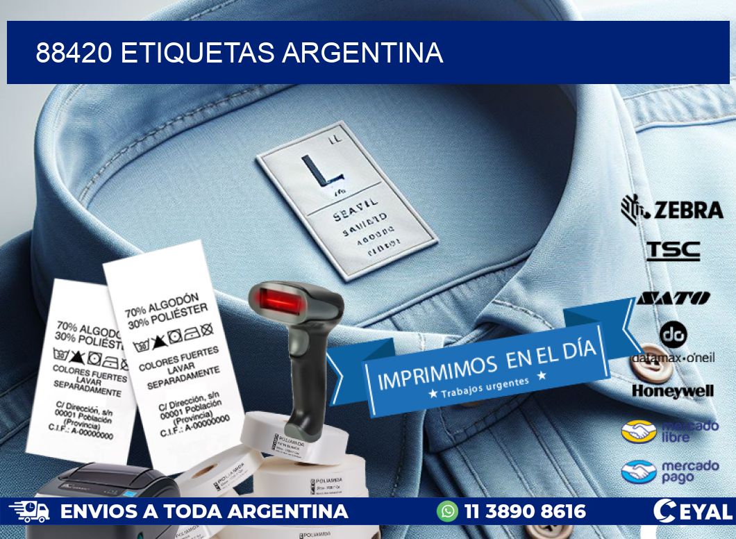 88420 ETIQUETAS ARGENTINA