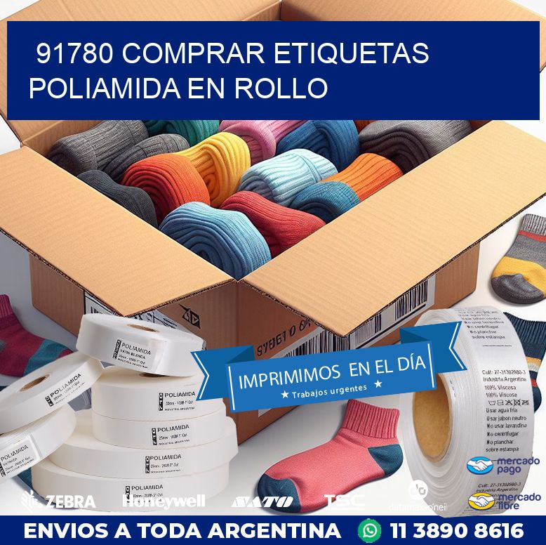 91780 COMPRAR ETIQUETAS POLIAMIDA EN ROLLO