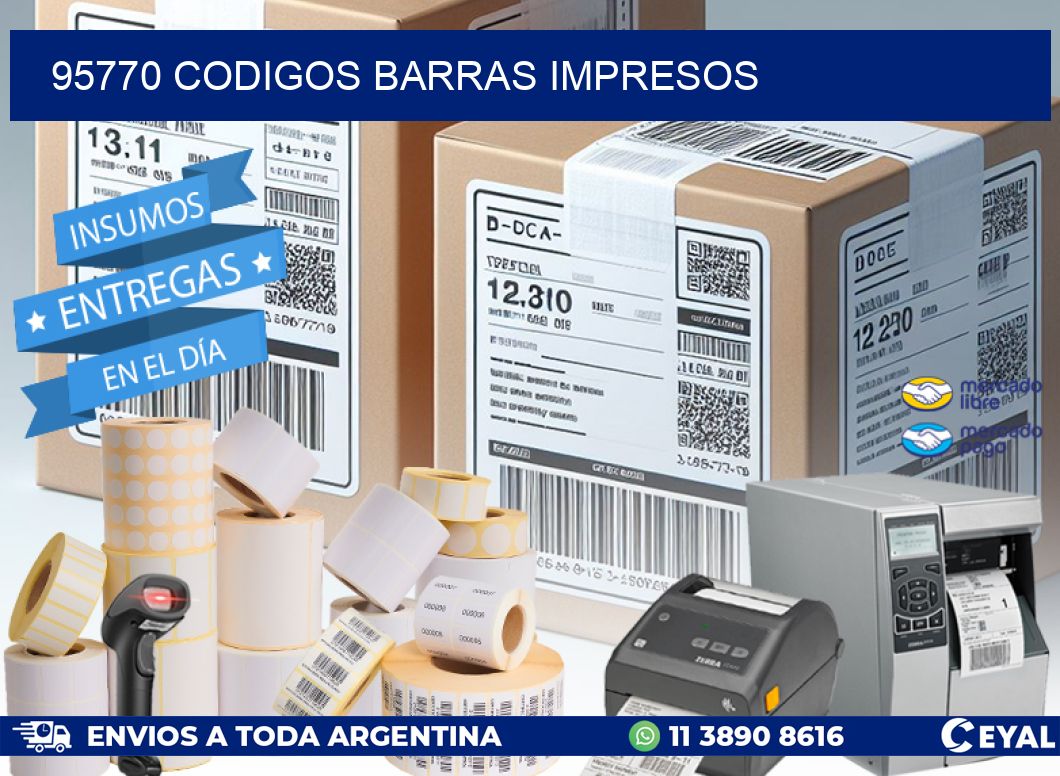 95770 CODIGOS BARRAS IMPRESOS