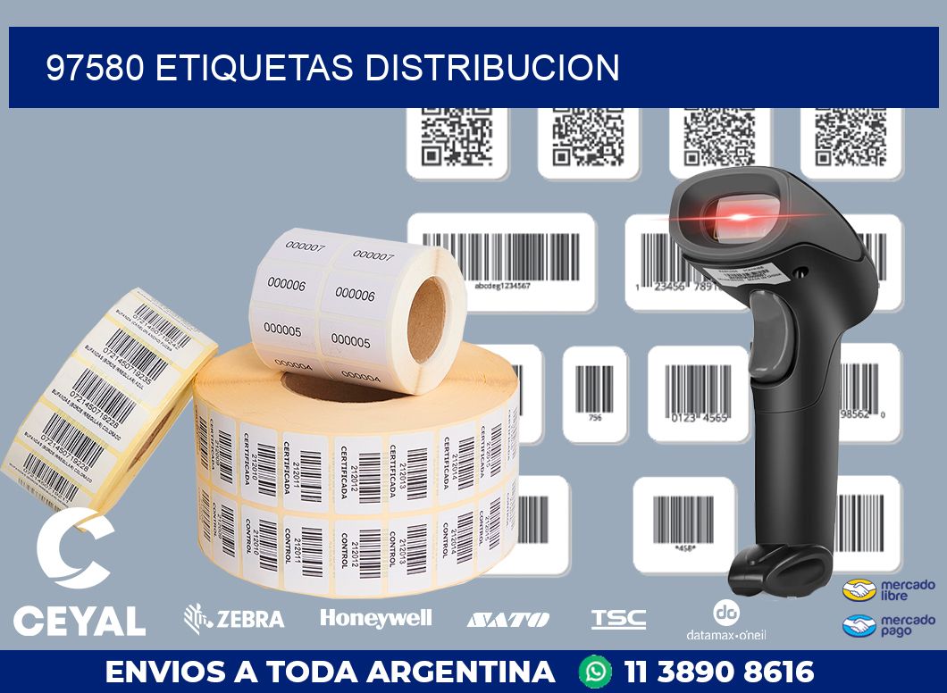 97580 etiquetas distribucion