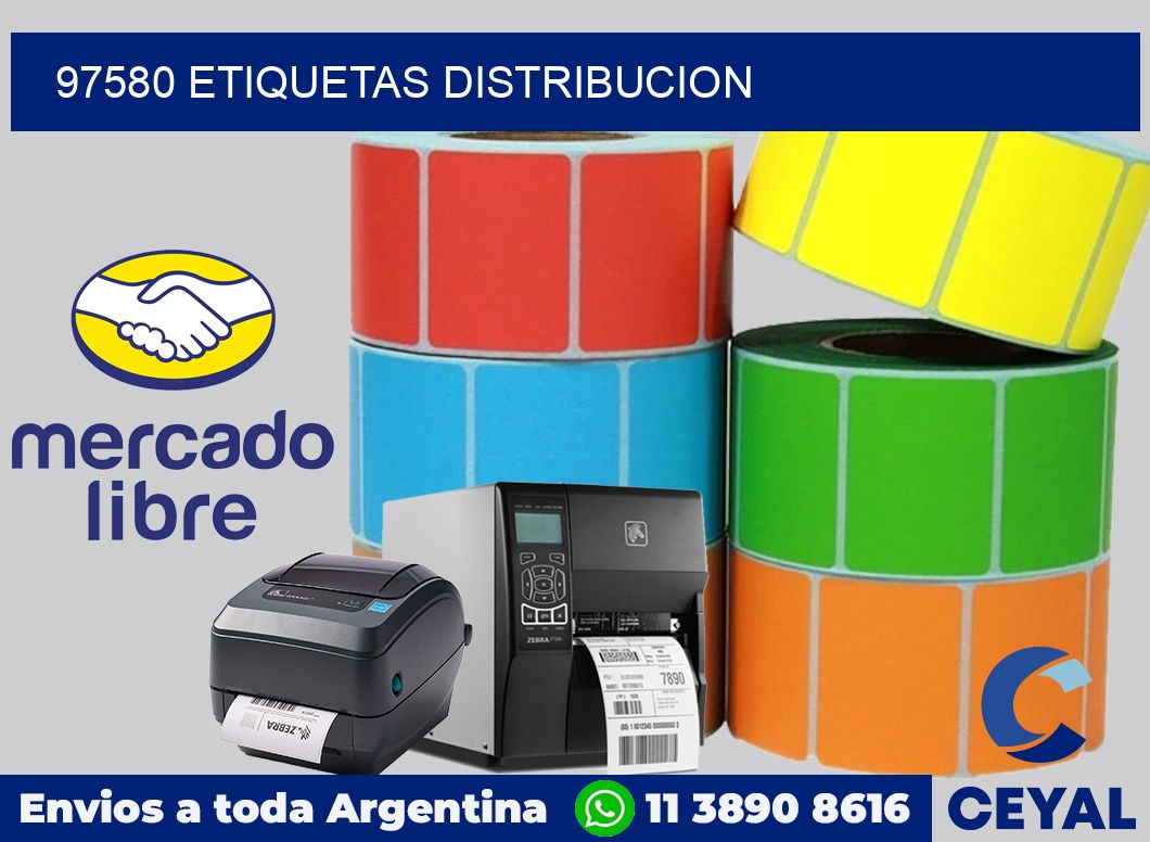 97580 etiquetas distribucion