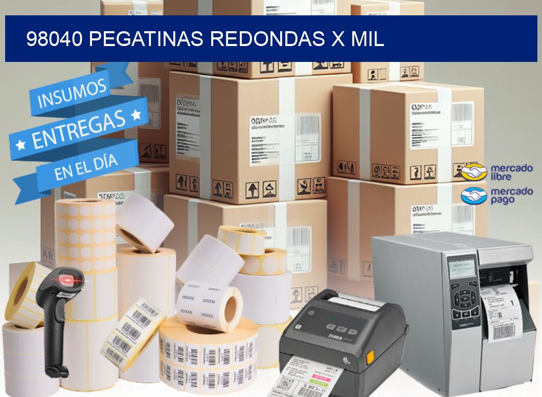 98040 PEGATINAS REDONDAS X MIL