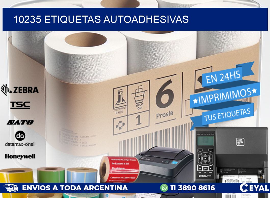 10235 ETIQUETAS AUTOADHESIVAS