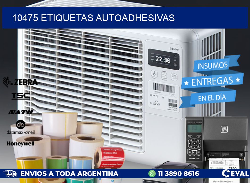 10475 ETIQUETAS AUTOADHESIVAS