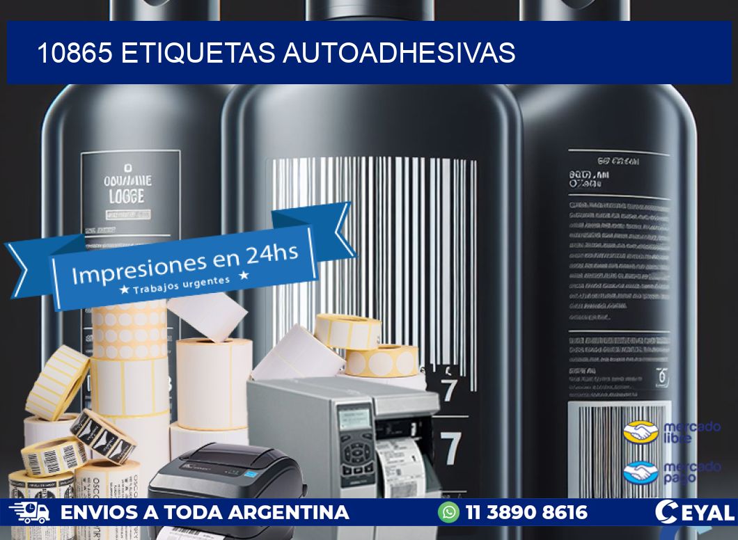 10865 ETIQUETAS AUTOADHESIVAS