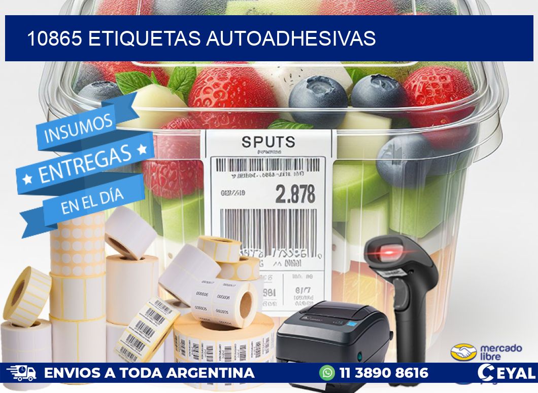 10865 ETIQUETAS AUTOADHESIVAS