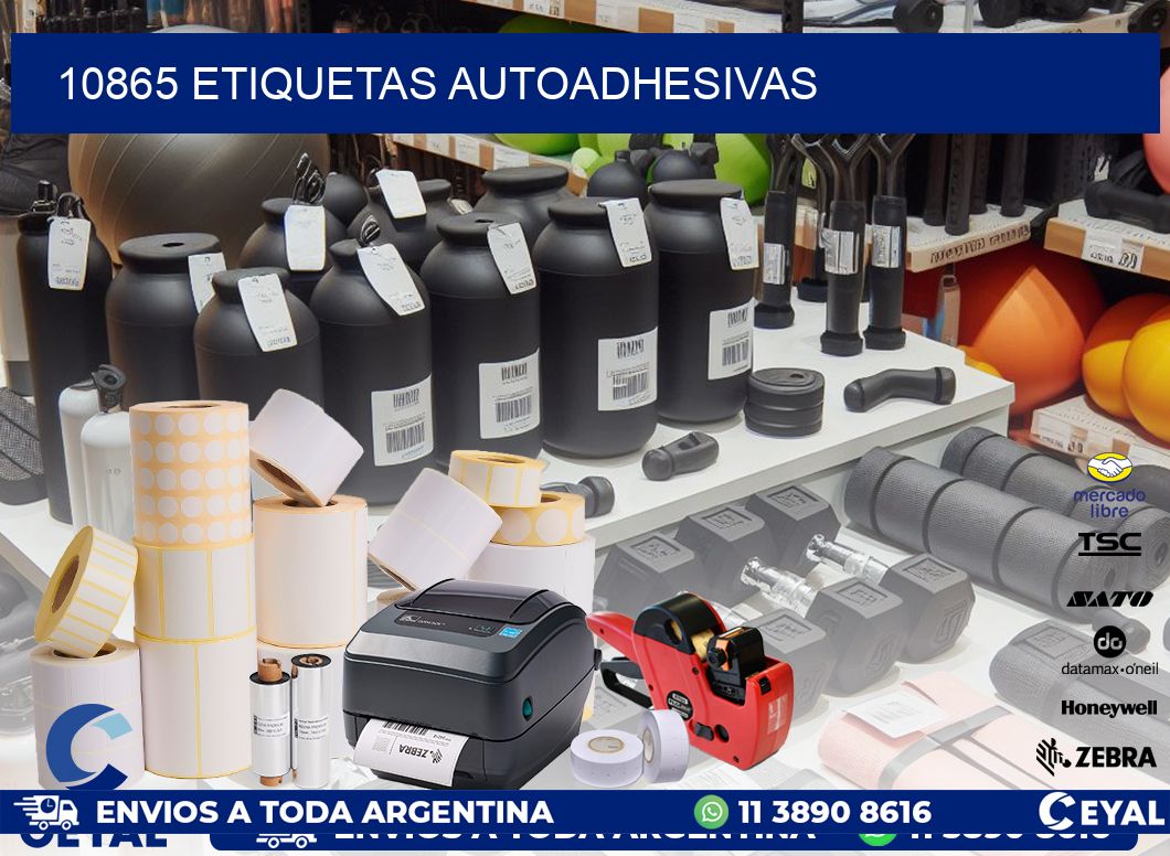 10865 ETIQUETAS AUTOADHESIVAS