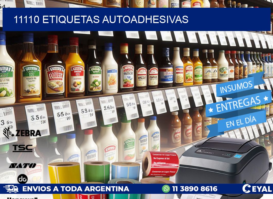 11110 ETIQUETAS AUTOADHESIVAS