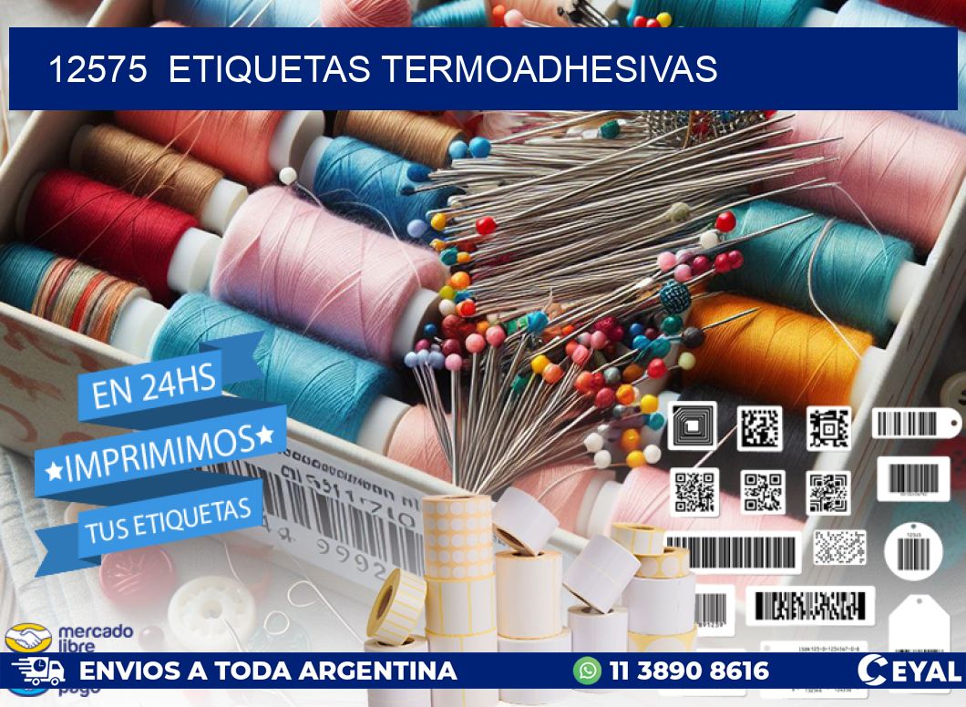 12575  ETIQUETAS TERMOADHESIVAS
